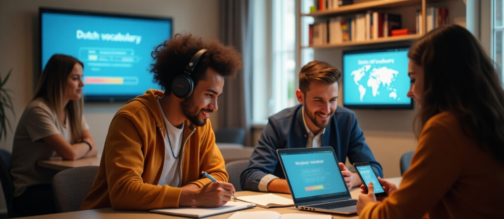 Nederlands leren met media- zo helpen podcasts, video’s en apps je taalvaardigheid verbeteren